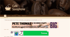 Desktop Screenshot of cafesaxophone.com
